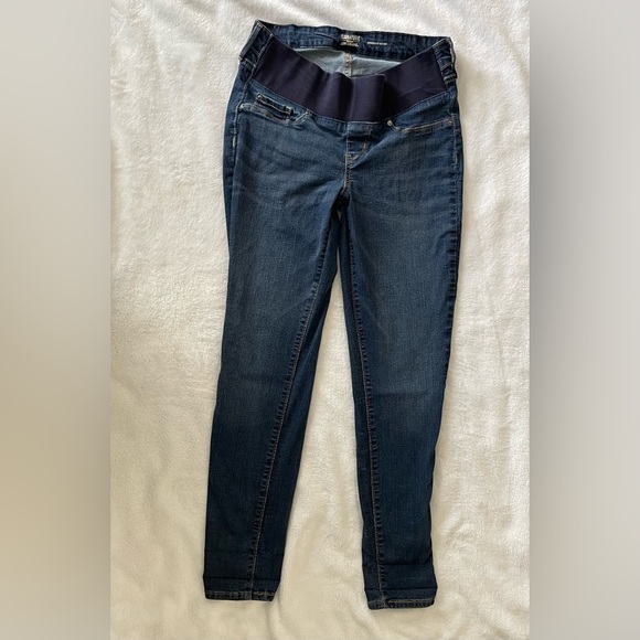Signature Levi Strauss Women's Maternity Blue Jeans - Picture 1 of 5